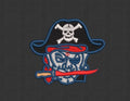 Pirates Embroidery Design