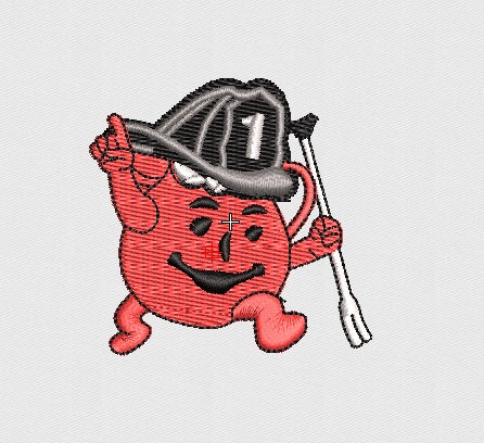 Fire Embroidery Design