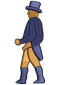English Man Embroidery Design
