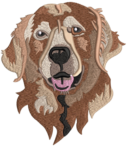 Dog Embroidery Design
