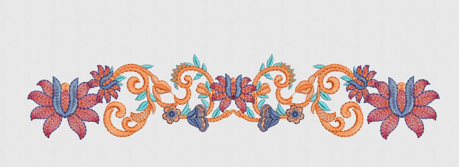 Flower Embroidery Design
