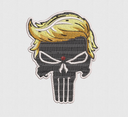 Skull Embroidery Design