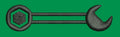 Double Ended Combination Spanner Embroidery Design