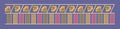 Golden Petals Striped Border Embroidery Design