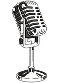 Mic Embroidery Design