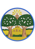 Green Trees Embroidery Design