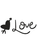 Love Embroidery Design