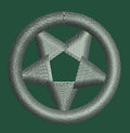 Star Circle Embroidery Design