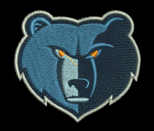 Grizzly Fury Stitch Embroidery Design