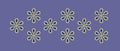 Two Tone Six Petal Booti Embroidery Design