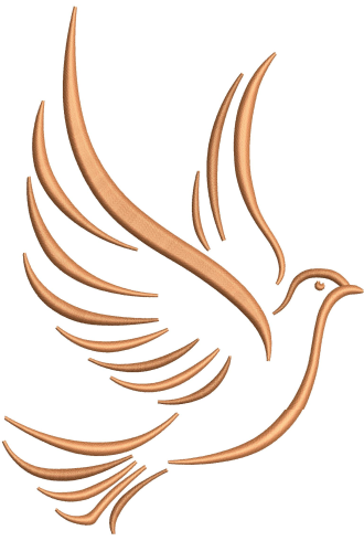 Pigeon Embroidery Design