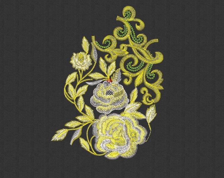 Flower Embroidery Design