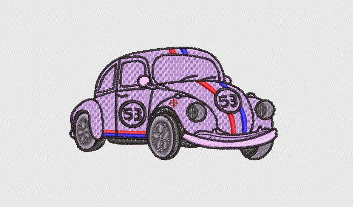 Car Embroidery Design