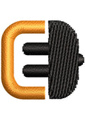 Electric Plug Embroidery Design