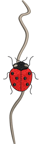 Ladybird Embroidery Design