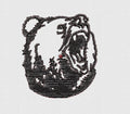 Bear Embroidery Design