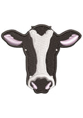 Cow Head Embroidery Design