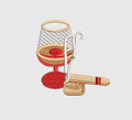 Drink Embroidery Design