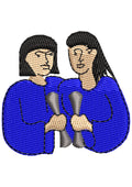 The Girls Embroidery Design