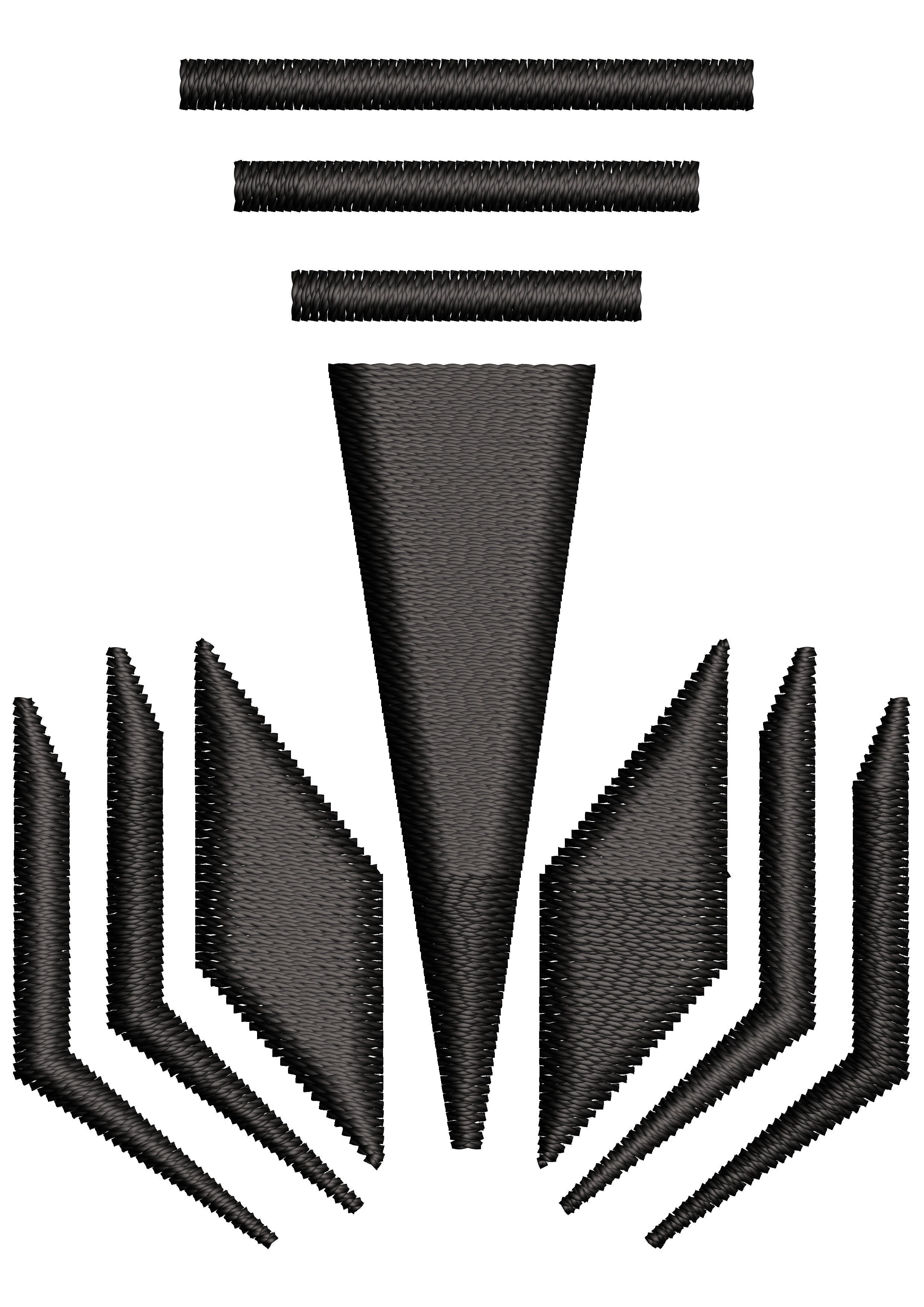 Tower Book Embroidery Design