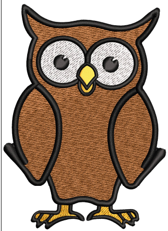 Owl Embroidery Design