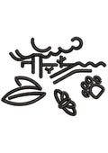 Pollution Embroidery Design