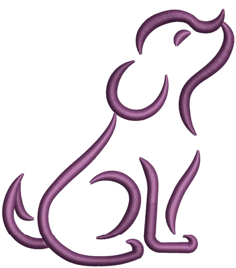 Dog Embroidery Design