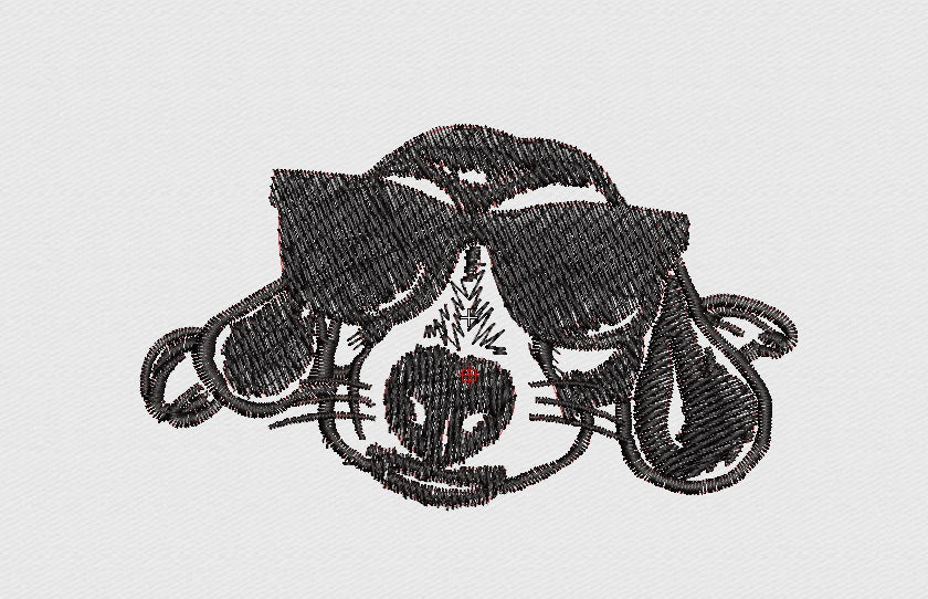 Dog Embroidery Design