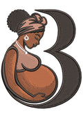 Blessed Mother Embroidery Design