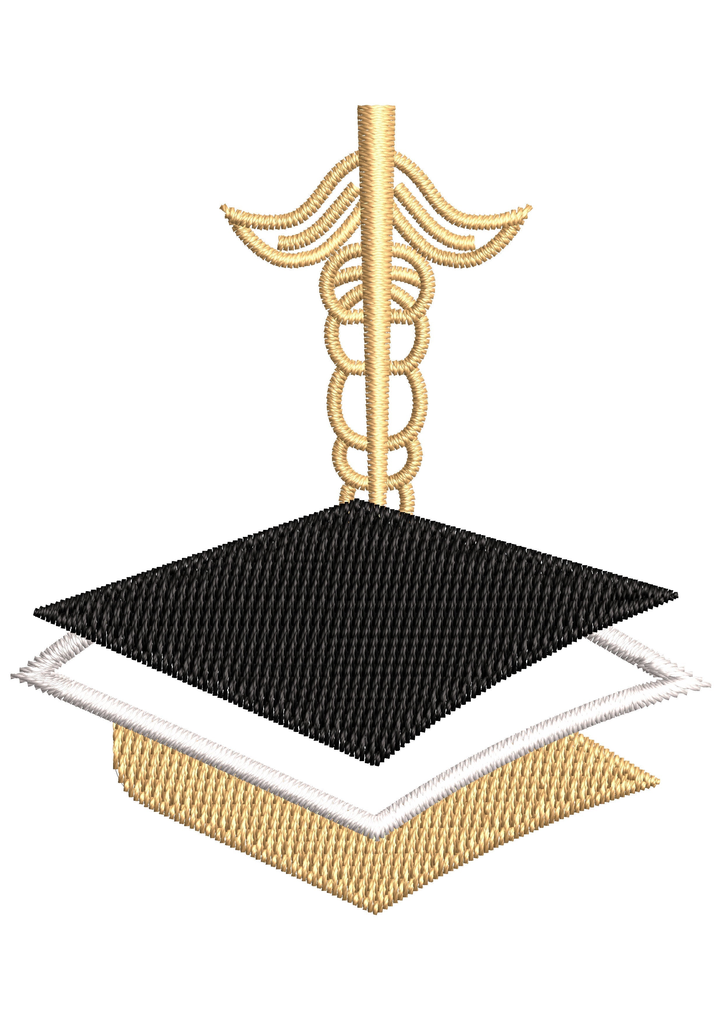 Pharma Embroidery Design