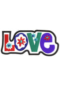 Love Embroidery Design