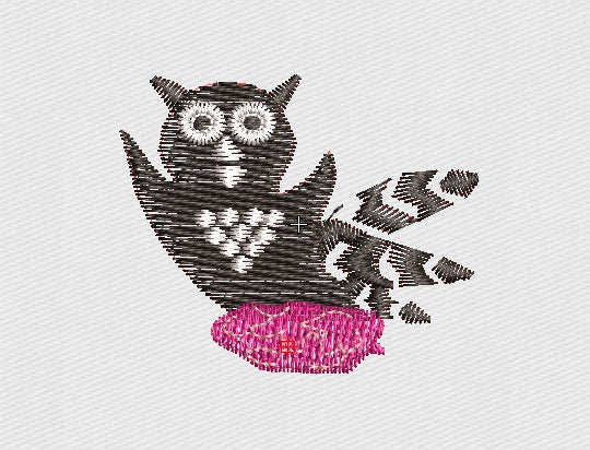 Owl Embroidery Design