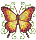Butterfly Embroidery Design