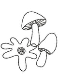 Nature Food Embroidery Design