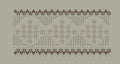 Silver Petal Lattice Embroidery Design