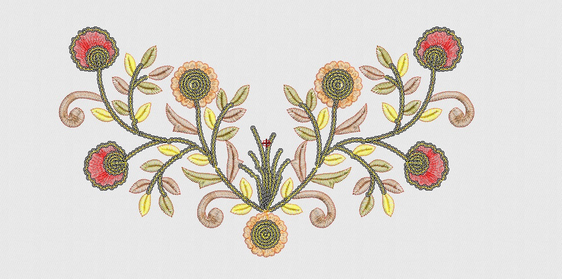Flower Embroidery Design