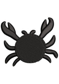 Crab Beach Embroidery Design