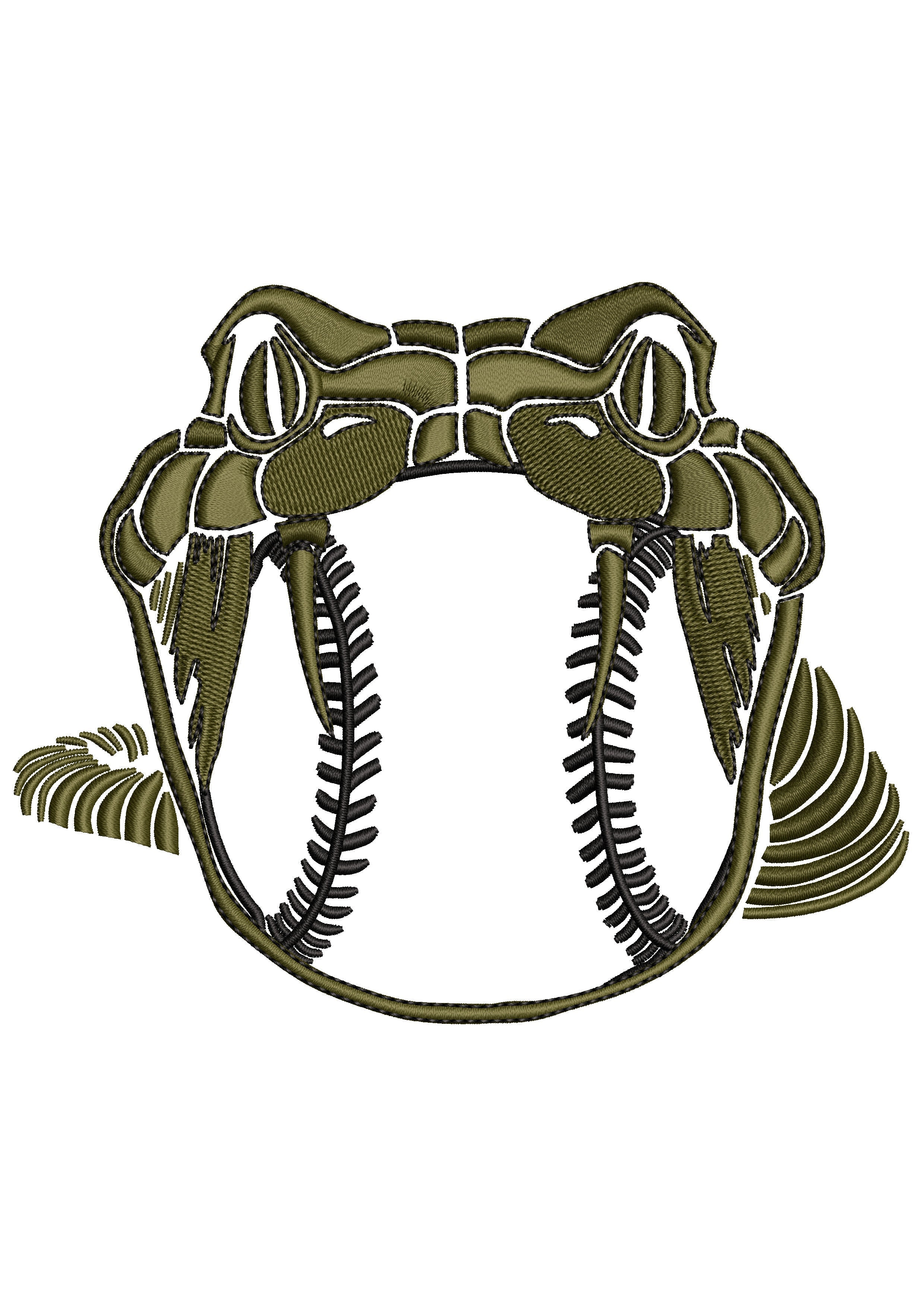 Snake Embroidery Design