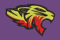 Fierce Feline Mascot Embroidery Design