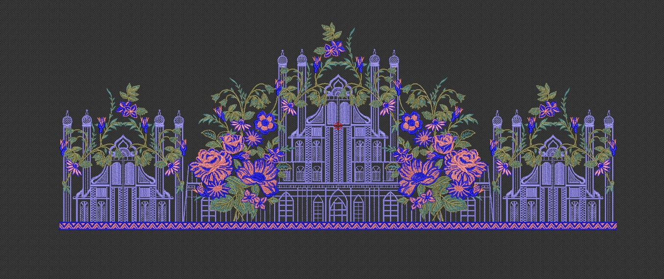 Flower Embroidery Design