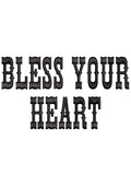 Bless Your Heart Embroidery Design