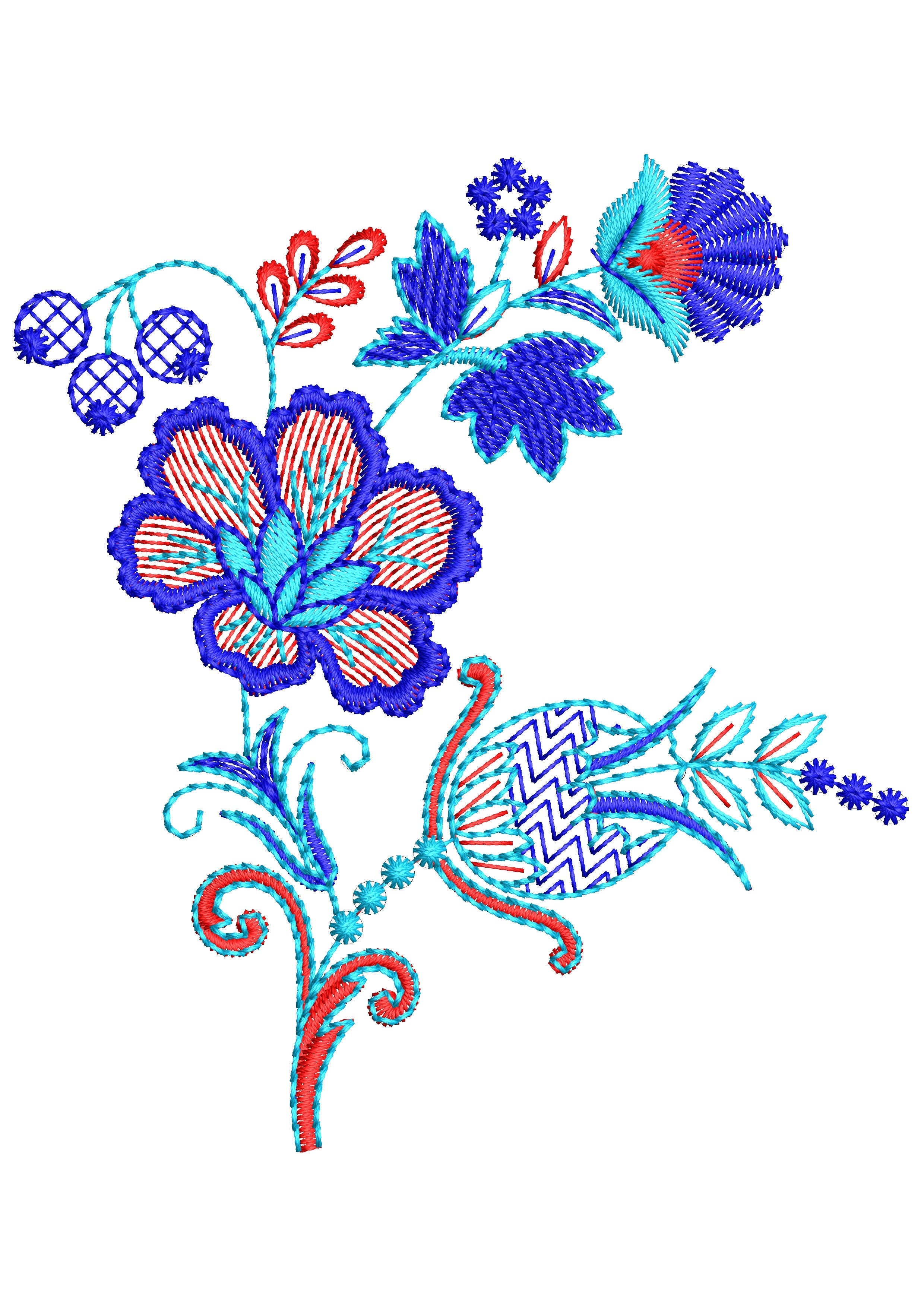 Flower Gallery Embroidery Design