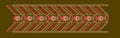 Diagonal Striped Floral Band Border Embroidery Design