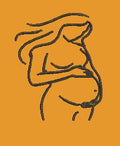Motherhood Lines Art Embroidery Design