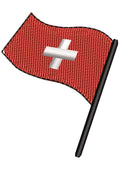 Flag of Enjoy Land Embroidery Design