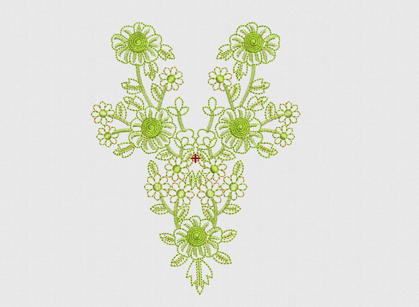 Flower Embroidery Design