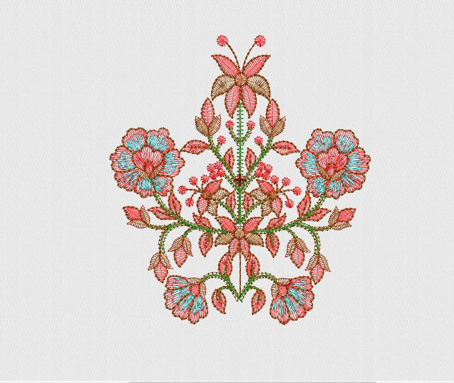 Flower Embroidery Design