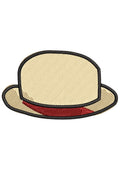 Round Hat Embroidery Design