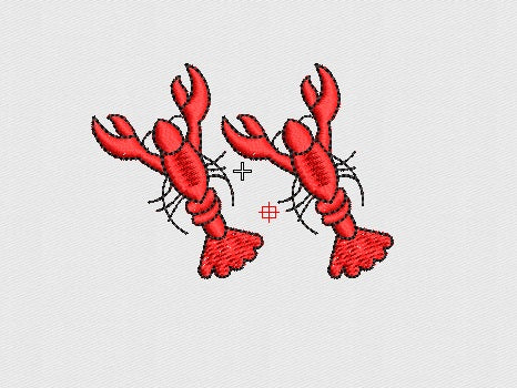 Crab Embroidery Design