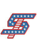 Stars American Embroidery Design